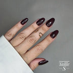 Cassis – Press On Nails (Rond) Lourya Studio