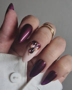 Magnétisme Rubis - Press On Nails