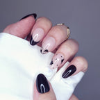 Dark Hibiscus - Press On Nails Lourya Studio