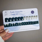 Forêt Enchantée - Press On Nails (Carré) Lourya Studio