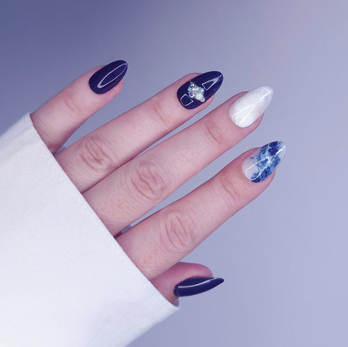 Écrin de minuit - Press On Nails